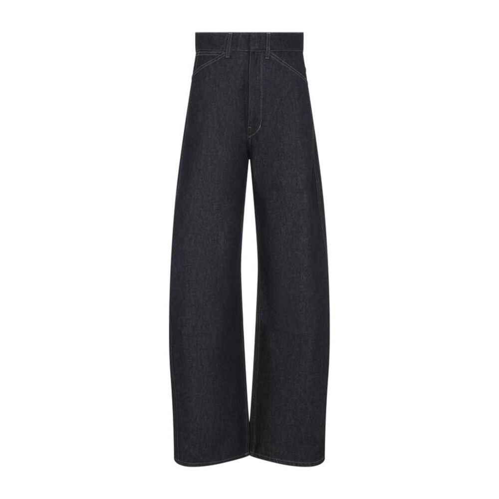 High Waisted Curved Pants Women